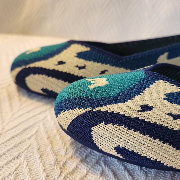 Rothy’s The Flat, Moroccan Blue 7 (NIB, RETIRED COLOR) - Picture 9 of 10